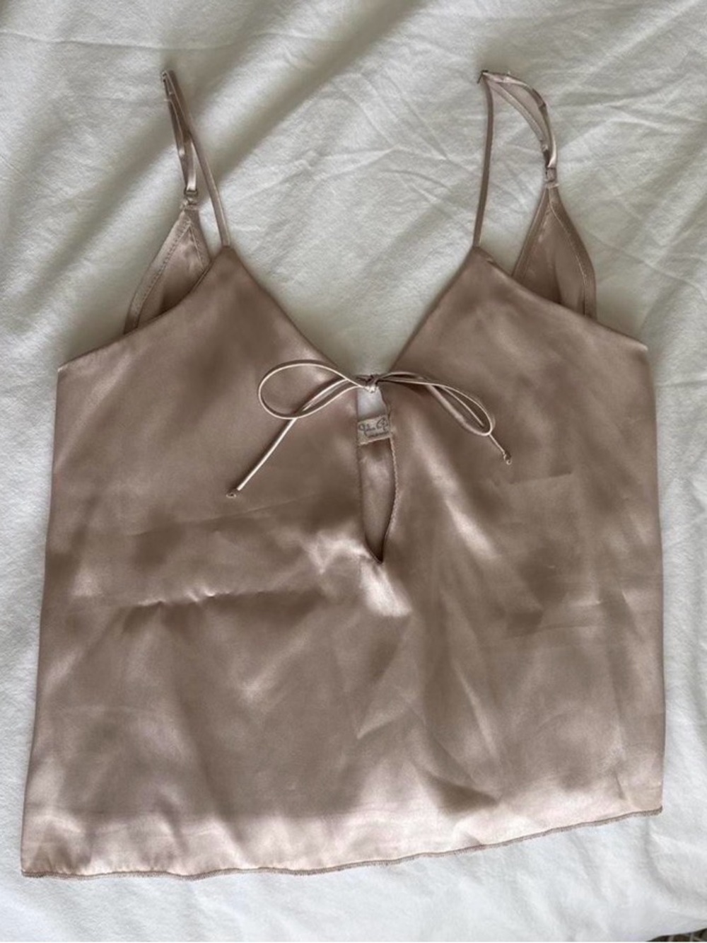 John Galt Silky Champagne Cami Tank